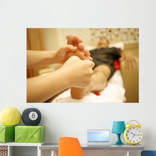Foot Massage Wall Decal Design 1