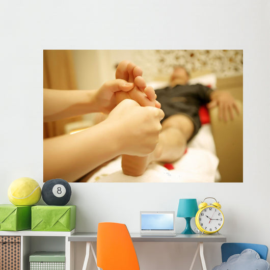 Foot Massage Wall Decal Design 1
