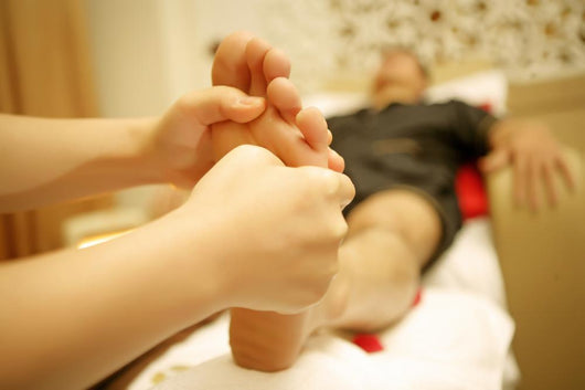 Foot Massage Wall Decal Design 1