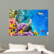 Underwater World with Corals Wall Decal Design 1