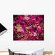 Abstract Flowers Close-up Wall Decal