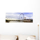 London Eye and City Wall Decal