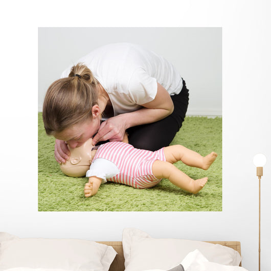 Infant Cpr Breathing Wall Decal