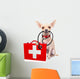 Medical Doctor Dog Wall Decal Design 2