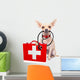 Medical Doctor Dog Wall Decal Design 2