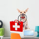Medical Doctor Dog Wall Decal Design 2