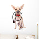Medical Doctor Dog Wall Decal Design 1