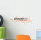 Word Cloud Customer Experience Wall Decal