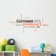 Word Cloud Customer Experience Wall Decal