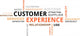 Word Cloud Customer Experience Wall Decal