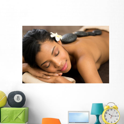 Woman Relaxing Spa Wall Decal