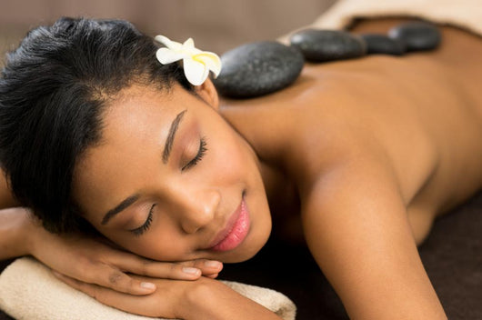Woman Relaxing Spa Wall Decal
