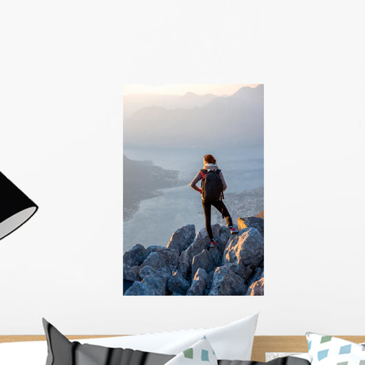 Young Photographer Top Mountain Wall Decal Design 2
