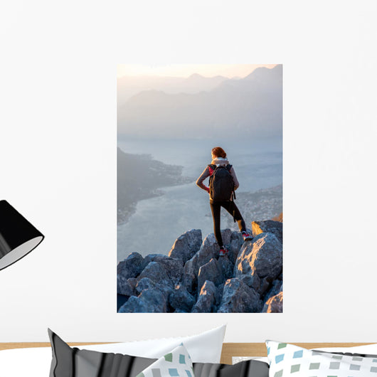 Young Photographer Top Mountain Wall Decal Design 2