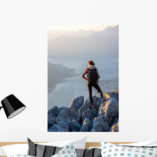 Young Photographer Top Mountain Wall Decal Design 2