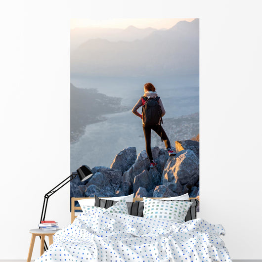Young Photographer Top Mountain Wall Decal Design 2