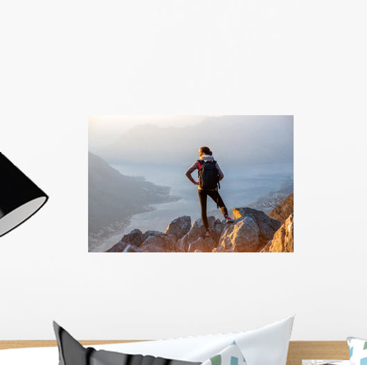 Young Photographer Top Mountain Wall Decal Design 1