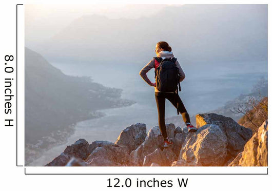 Young Photographer Top Mountain Wall Decal Design 1