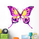 Watercolor Purple Butterfly Wall Decal