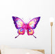 Colorful Rainbow Butterfly Wall Decal Design 4