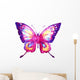 Colorful Rainbow Butterfly Wall Decal Design 4