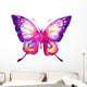 Colorful Rainbow Butterfly Wall Decal Design 4