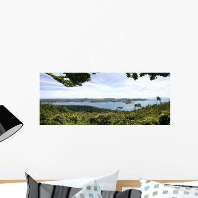 Cul Sac Du Marin Wall Decal shown on a wall