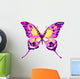 Colorful Rainbow Butterfly Wall Decal Design 3