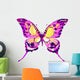 Colorful Rainbow Butterfly Wall Decal Design 3