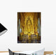 Revered Standing Buddha Statue Wall Decal