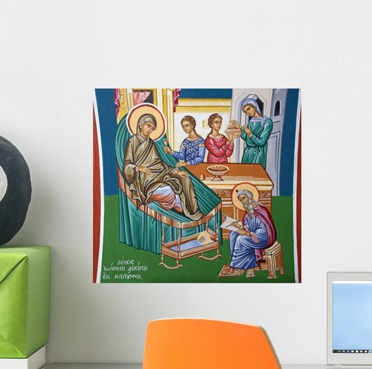 Jerusalem Fresco Nativity St Wall Decal