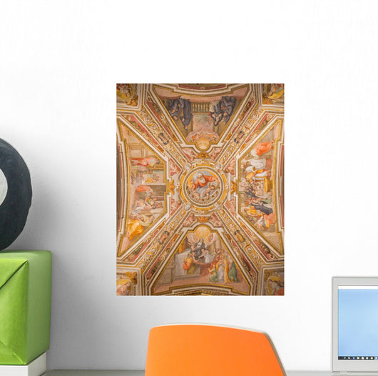 Rome Ceiling Fresco Chapel Wall Decal