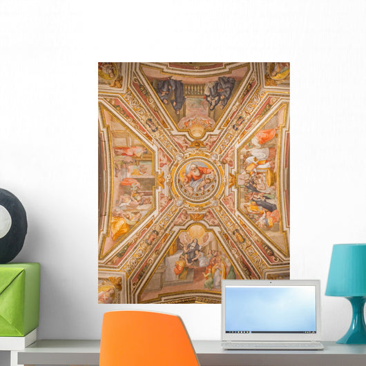 Rome Ceiling Fresco Chapel Wall Decal