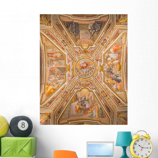 Rome Ceiling Fresco Chapel Wall Decal