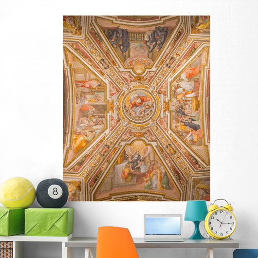 Rome Ceiling Fresco Chapel Wall Decal