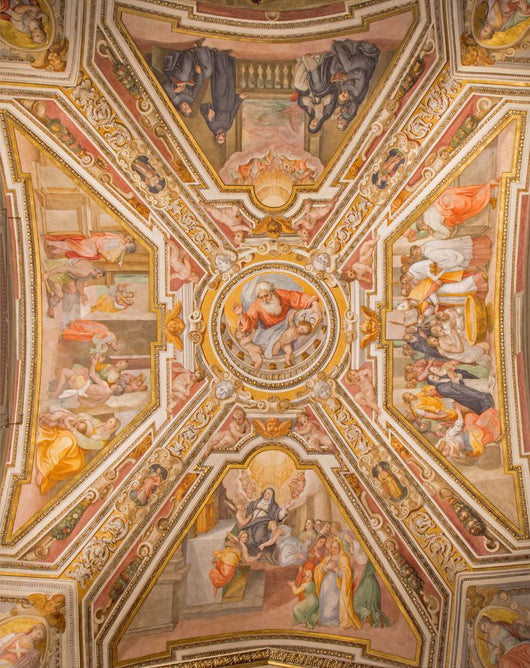 Rome Ceiling Fresco Chapel Wall Decal
