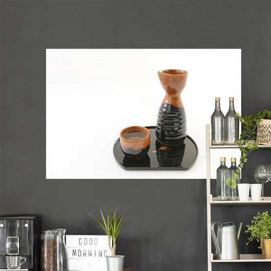 徳利とお猪口 Wall Mural