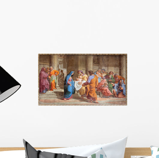 Classical Holy Family Wall Decal