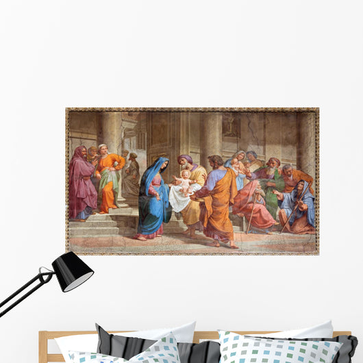 Classical Holy Family Wall Decal