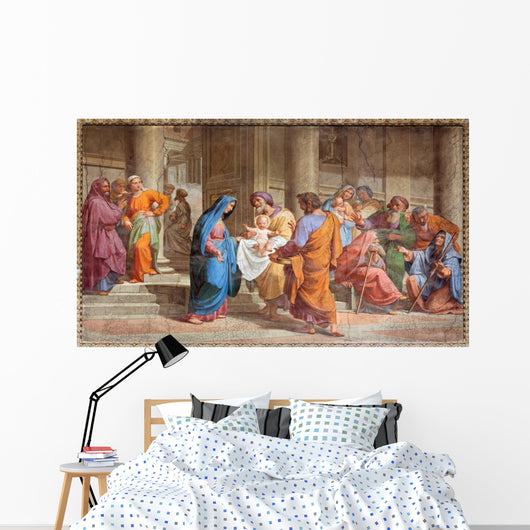 Classical Holy Family Wall Decal