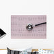Stethoscope Overlying Ecg Ekg Wall Decal