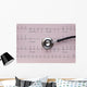 Stethoscope Overlying Ecg Ekg Wall Decal