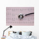 Stethoscope Overlying Ecg Ekg Wall Decal