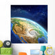 Hurricane over Earth from Wall Decal