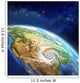 Hurricane over Earth from Wall Decal