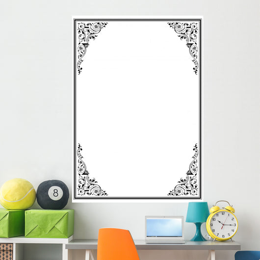 Frame with Ornament Wall Decal