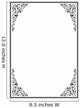 Frame with Ornament Wall Decal