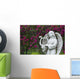 White Marble Statue Angel Wall Decal
