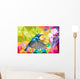 Cute Hummingbird Low Poly Wall Decal