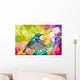 Cute Hummingbird Low Poly Wall Decal